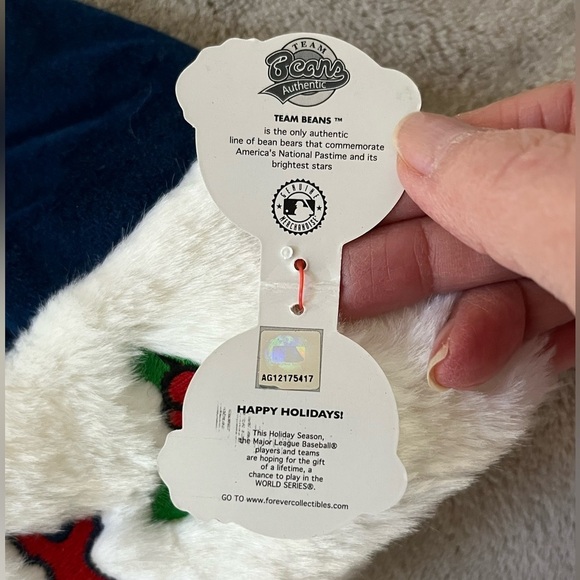 NWT Boston Red Sox Plush Santa Hat Festive Christmas Kids Large Two Hats - Picture 7 of 11